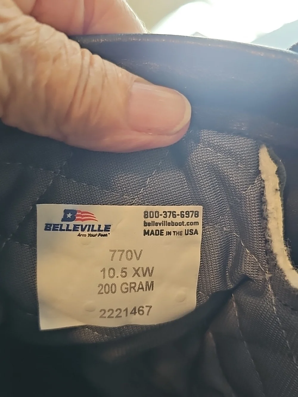 Belleville 770v insulated